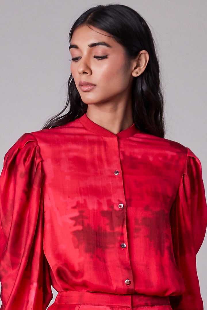 Cherry Printed Shirt by Saaksha & Kinni at Pernia's Pop Up Shop