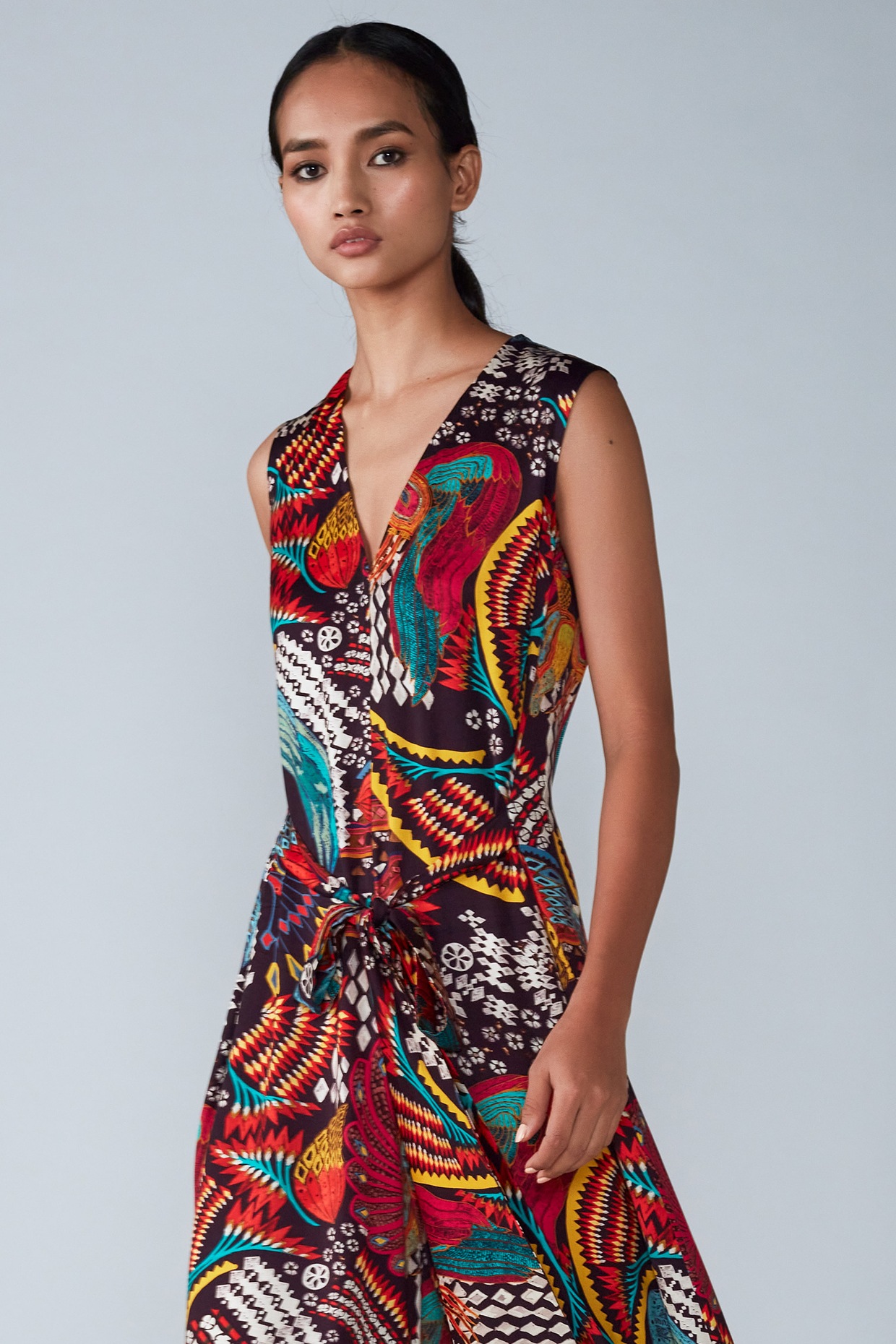 Multi-Coloured Printed Jumpsuit by Saaksha & Kinni at Pernia's Pop