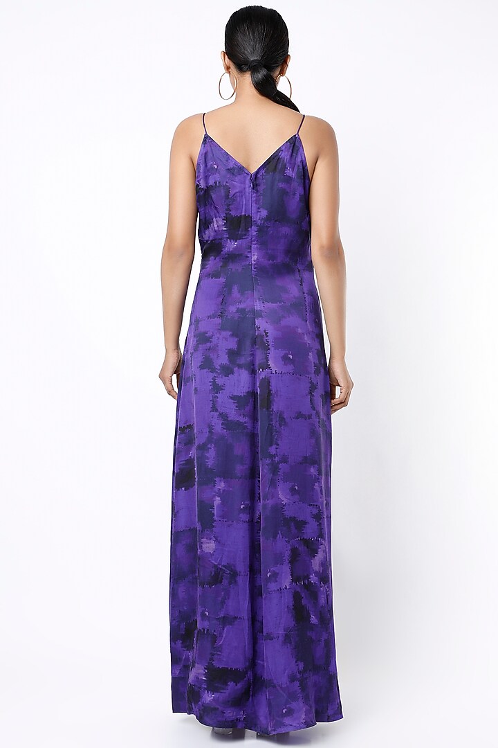 Indigo Printed Dress by Saaksha & Kinni at Pernia's Pop Up Shop