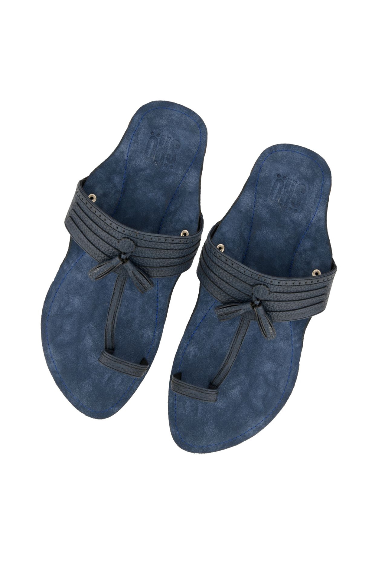 Blue 2025 kolhapuri chappal