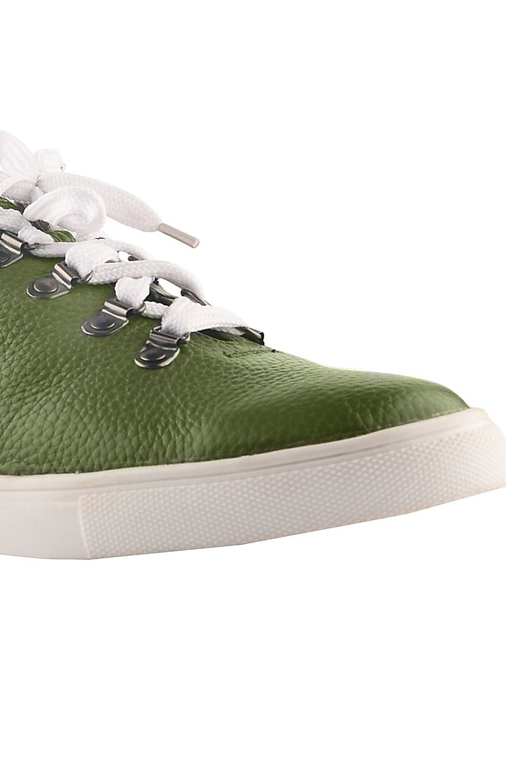 Sko Men Olive Green Sneakers