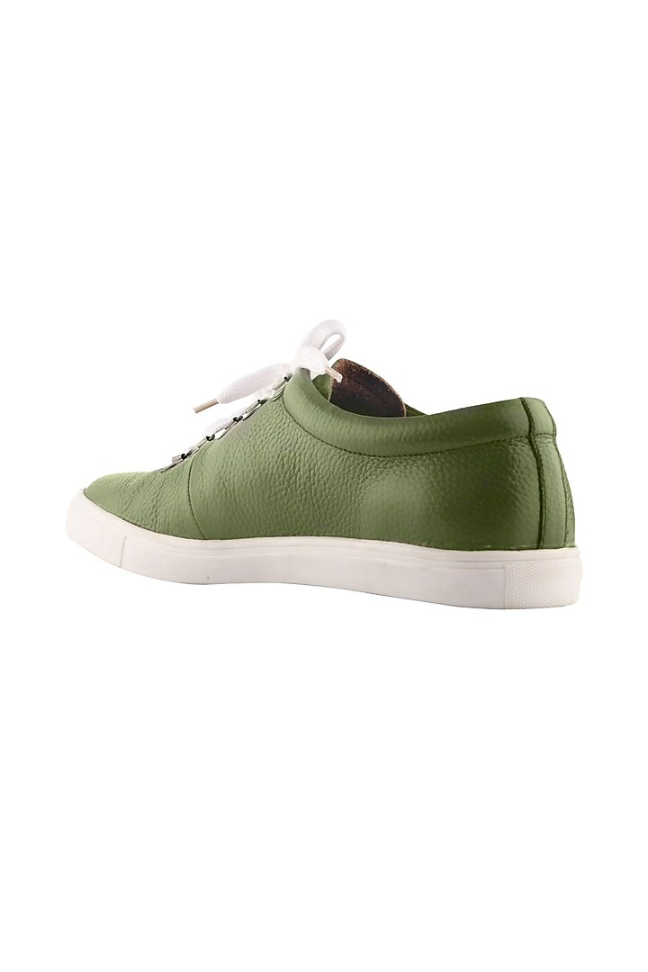 Sko Men Olive Green Sneakers