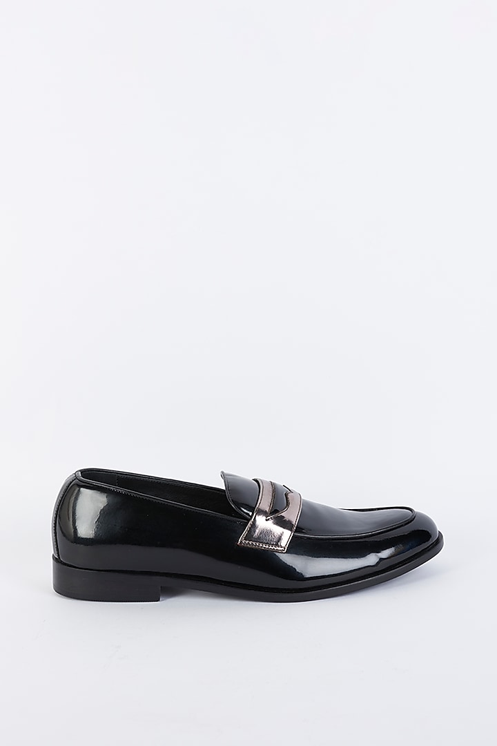 Black Leather Loafers by SKO Men