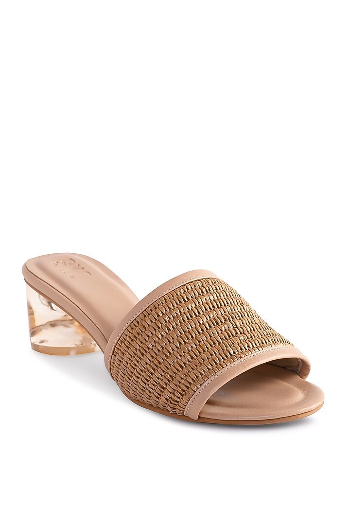 Nude Sole Sheet Sandals by SKO at Pernia's Pop Up Shop