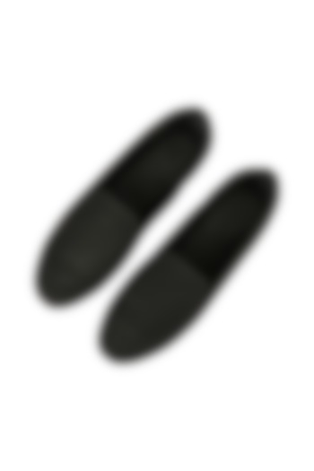 Black Leather Loafers by SKO at Pernia's Pop Up Shop