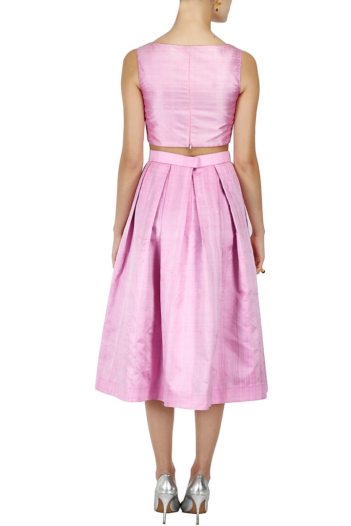 Candy floss midi skirt and crop top set available only at Pernia's Pop-Up Shop.