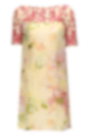 Mutli-colour floral printed short dress available only at Pernia's Pop-Up Shop.
