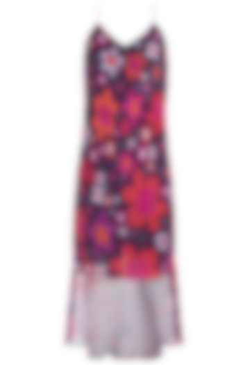 Multi Colored Floral Printed Slip Dress by Saaksha & Kinni