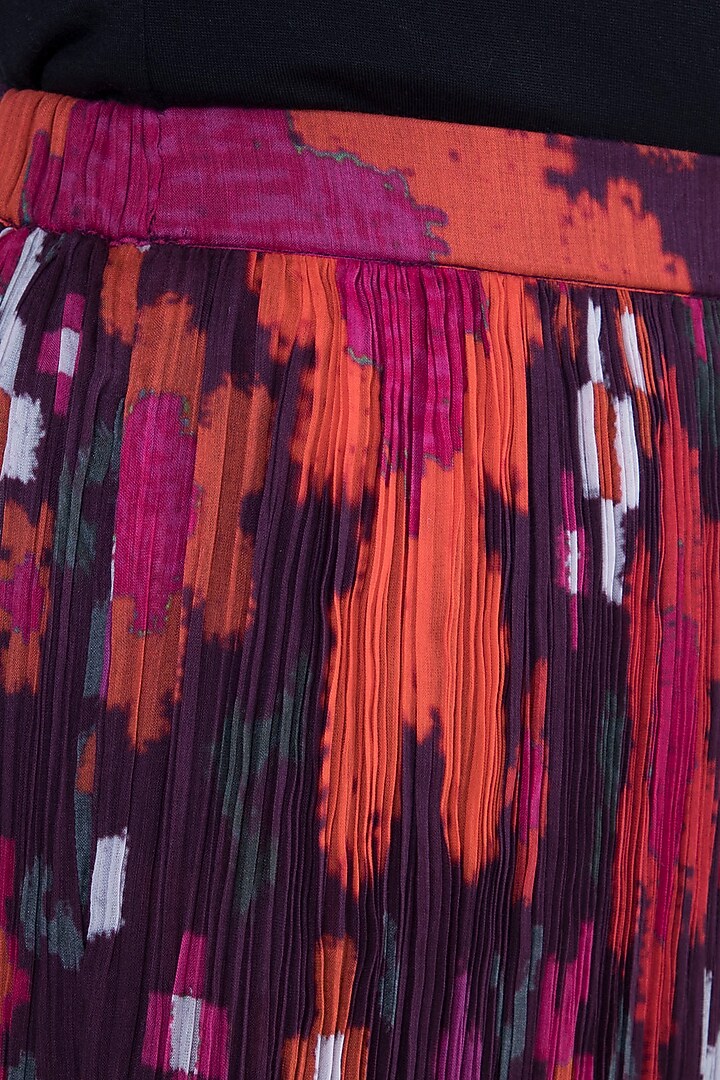 Multi Colored Floral Printed Palazzo Pants by Saaksha & Kinni at Pernia's Pop Up Shop