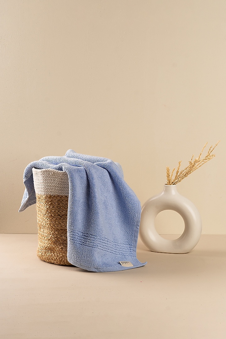 Sky Blue Face Towels by By ADAB at Pernia's Pop Up Shop