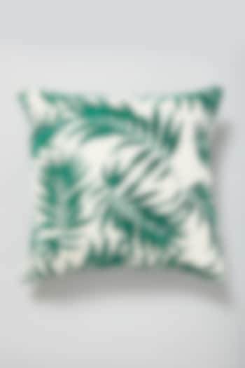 Green Printed Cushion Cover by Skyyliving