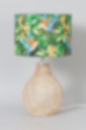 Green Printed Lampshade by Skyyliving