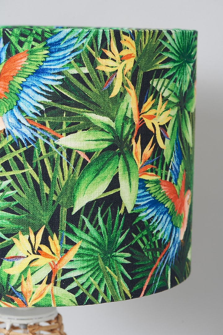 Green Printed Lampshade by Skyyliving at Pernia's Pop Up Shop