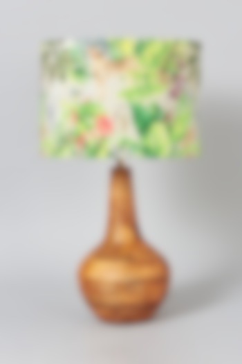 Green Hand Painted Lampshade by Skyyliving at Pernia's Pop Up Shop