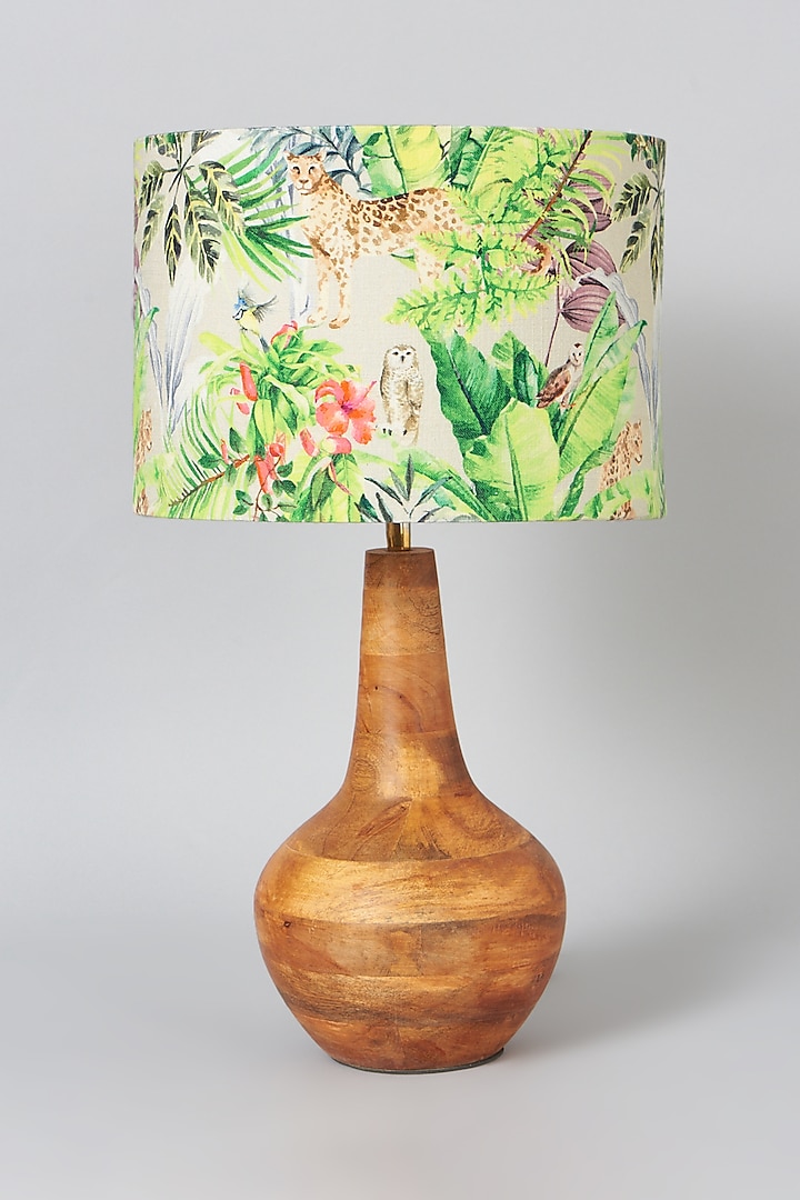 Green Hand Painted Lampshade by Skyyliving at Pernia's Pop Up Shop