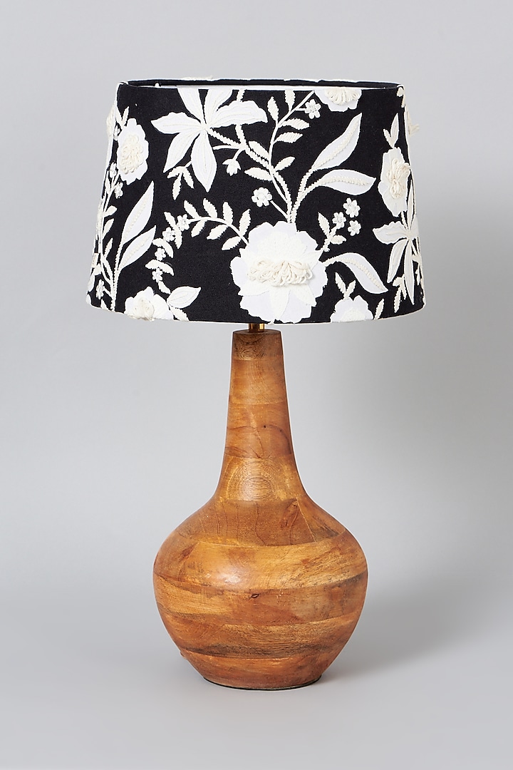 Black Embellished Lampshade by Skyyliving