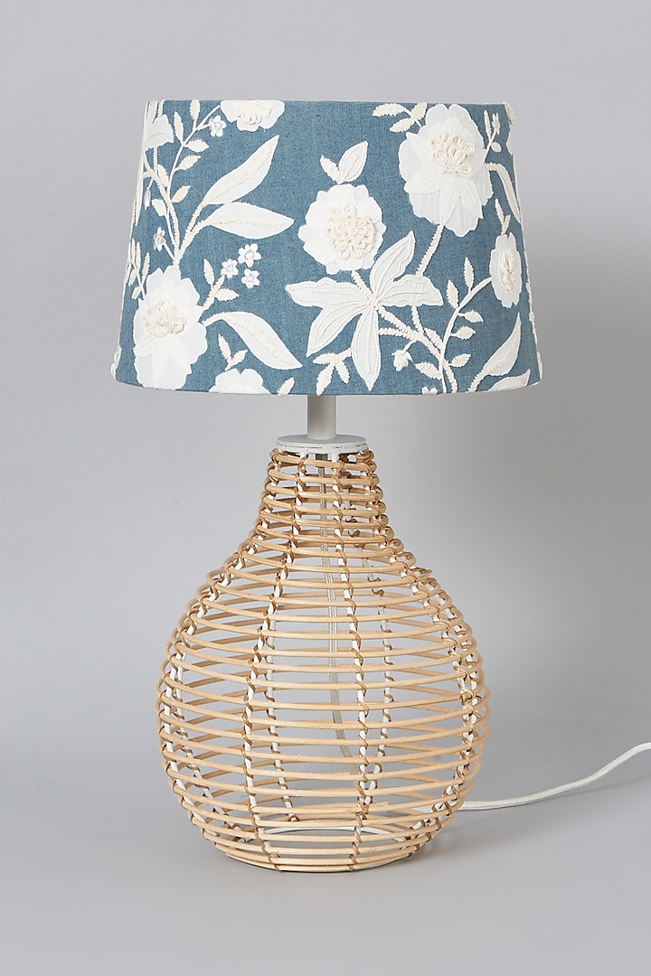 Grey Embellished Lampshade by Skyyliving