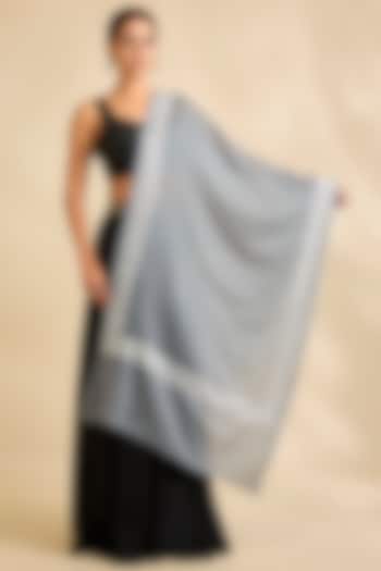Light Grey Woolen Stole by SONNET at Pernia's Pop Up Shop