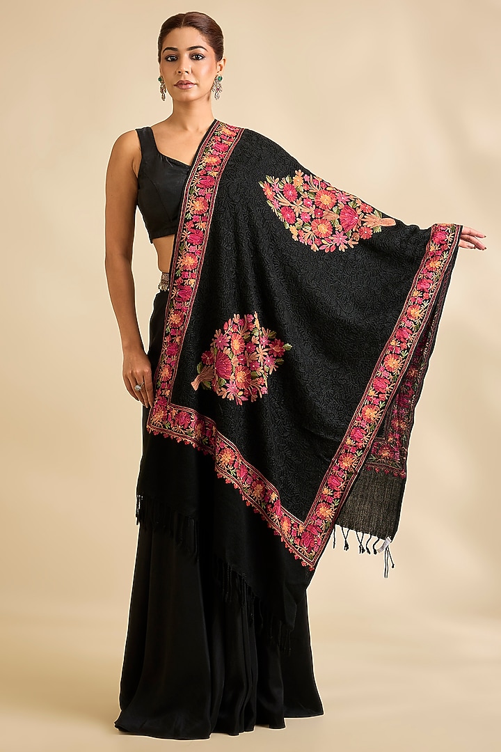 Multi-Colored Woolen Stole by SONNET at Pernia's Pop Up Shop