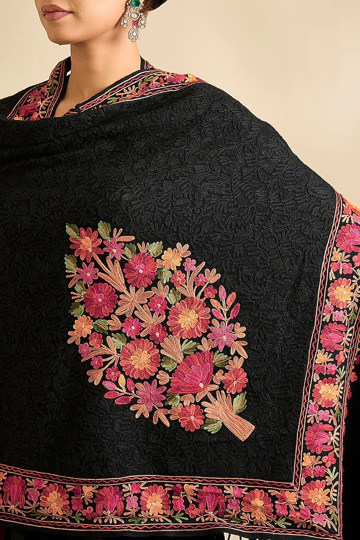Multi-Colored Woolen Stole by SONNET at Pernia's Pop Up Shop