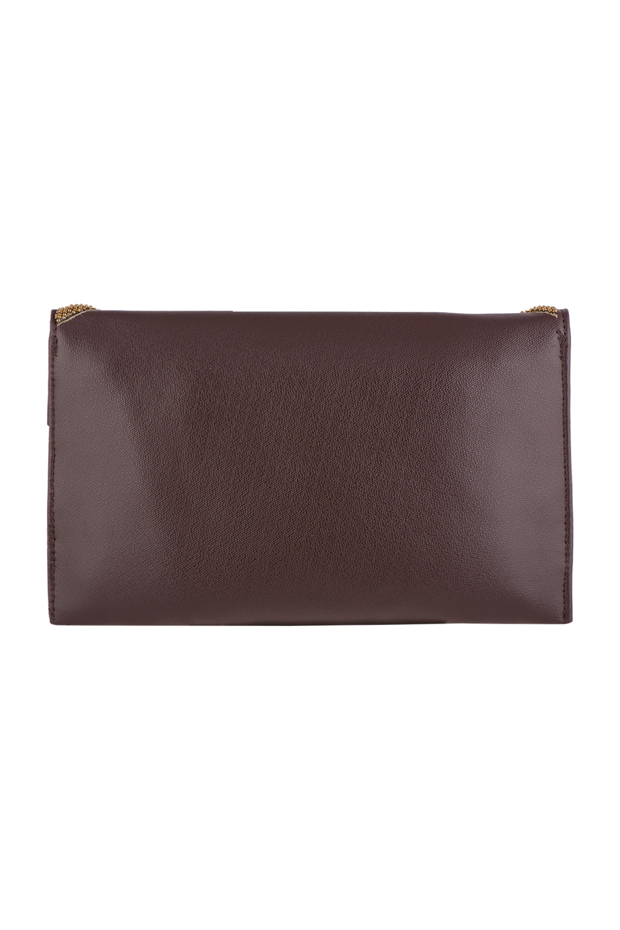 brown envelope clutch