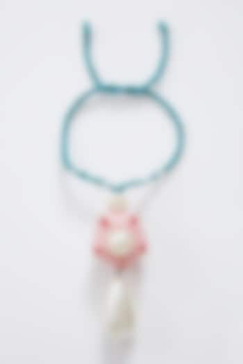 Blue & Pink Pearl Drop Lumba by Sonnet