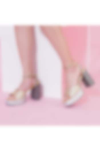 Multi-Colored Faux Leather Platform Heels by Sole House at Pernia's Pop Up Shop