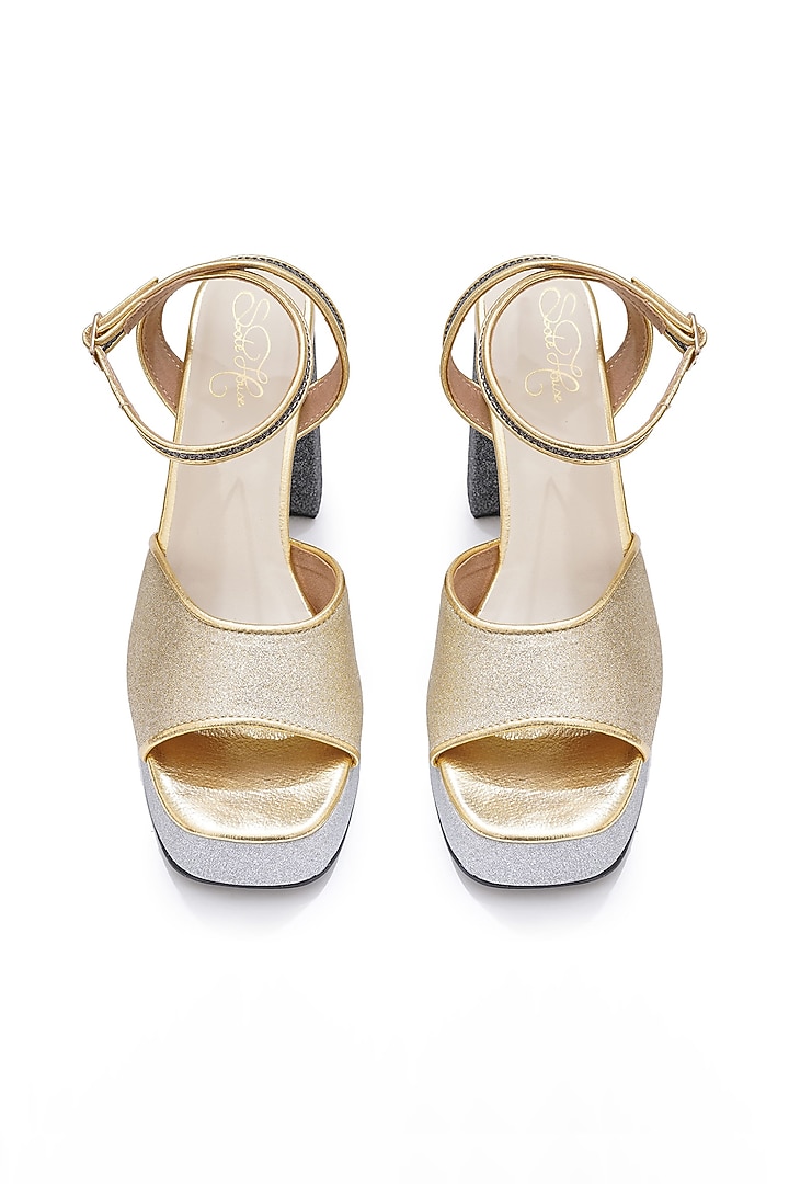 Multi-Colored Faux Leather Platform Heels by Sole House at Pernia's Pop Up Shop