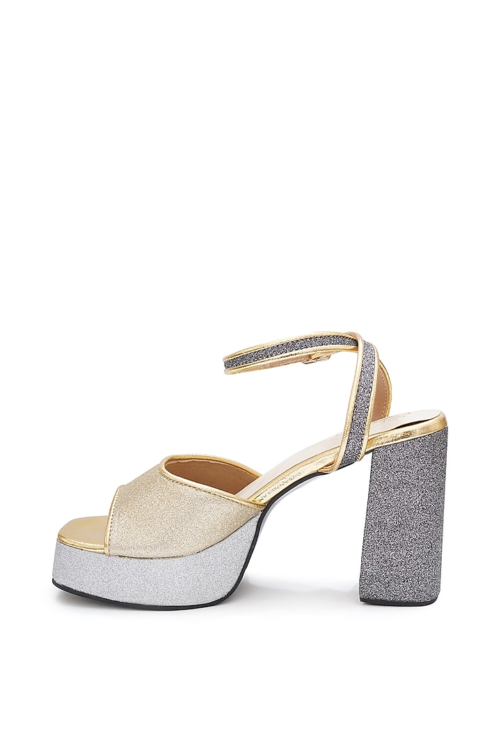 Multi-Colored Faux Leather Platform Heels by Sole House at Pernia's Pop Up Shop