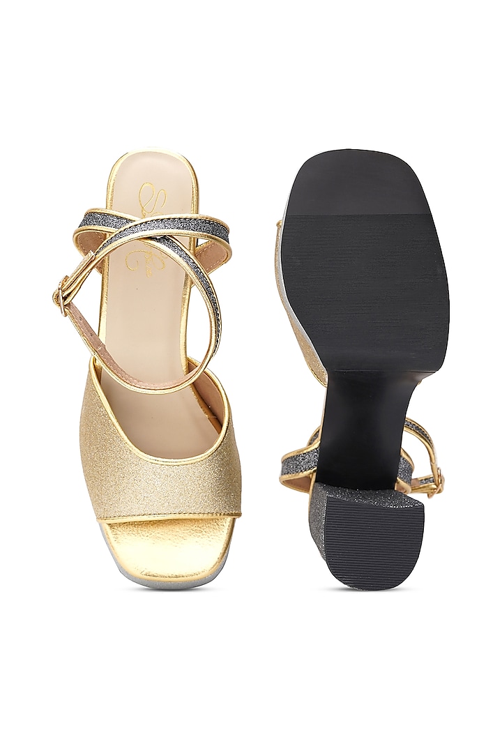 Multi-Colored Faux Leather Platform Heels by Sole House at Pernia's Pop Up Shop