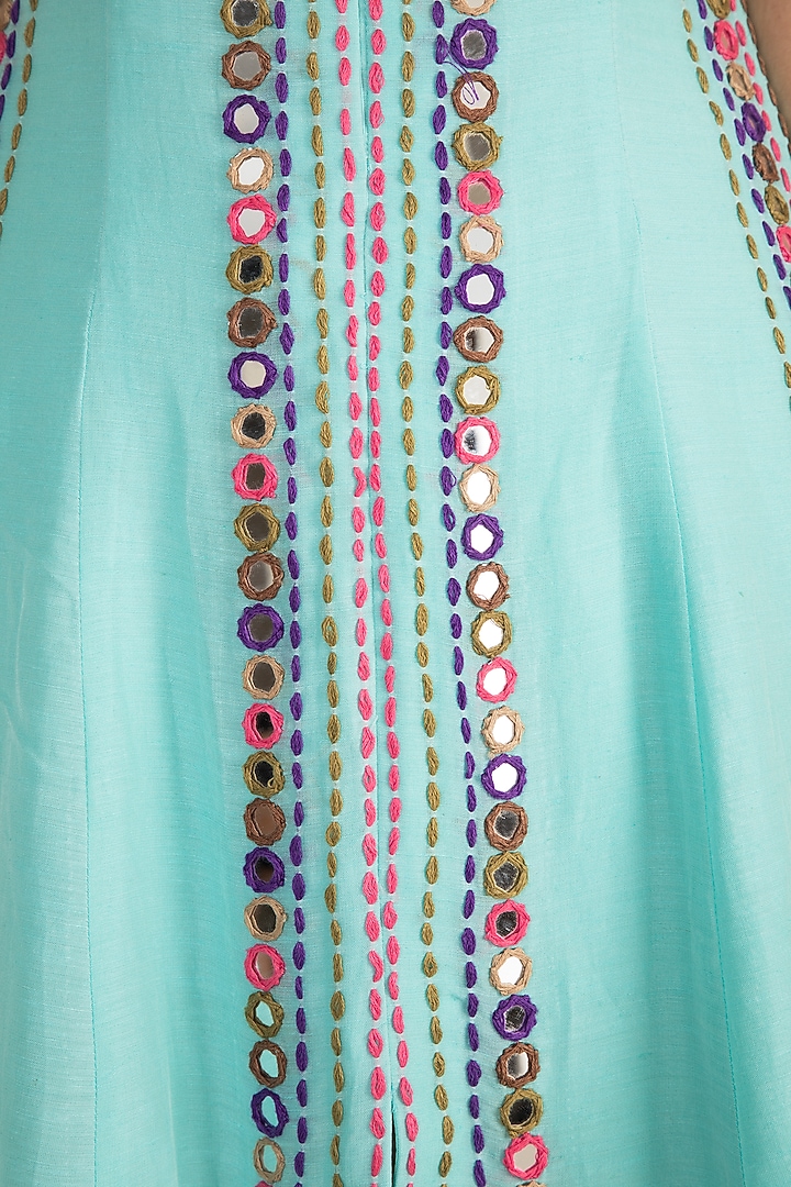 Sky Blue Wedding Sharara Set by Sonam Luthria at Pernia's Pop Up Shop