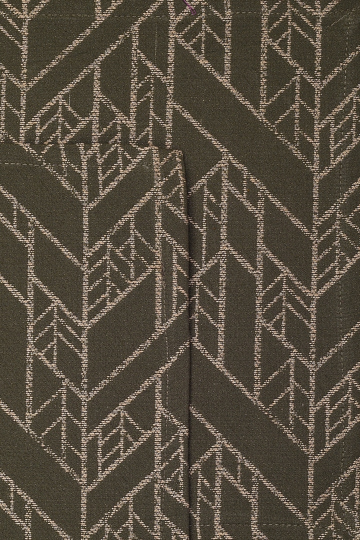 Olive Cotton Striped Placemats (Set of 6) by Solasta at Pernia's Pop Up Shop