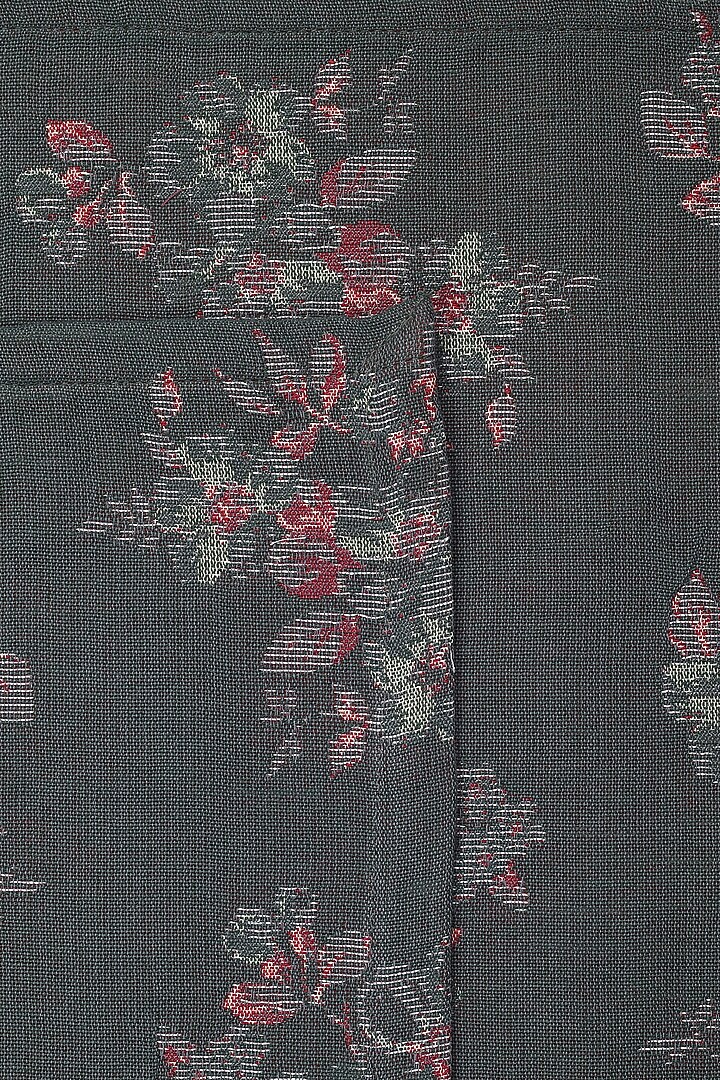 Green Cotton Floral Reversible Placemats (Set of 6) by Solasta at Pernia's Pop Up Shop