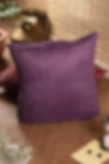 Purple Polyester Pleated Cushion Cover by Solasta at Pernia's Pop Up Shop