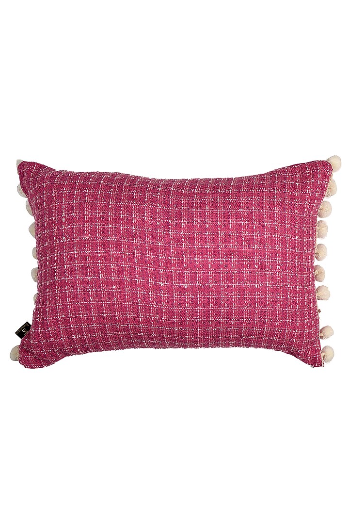 Pink Cotton Cushion Cover by Solasta at Pernia's Pop Up Shop