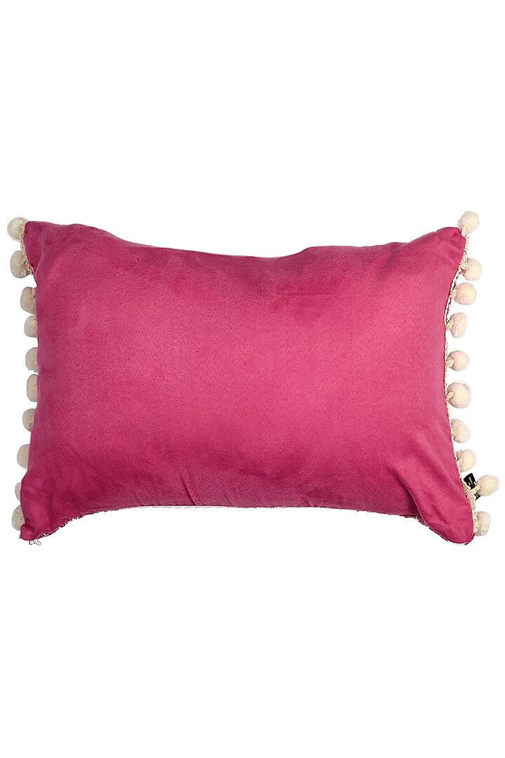 Pink Cotton Cushion Cover by Solasta at Pernia's Pop Up Shop