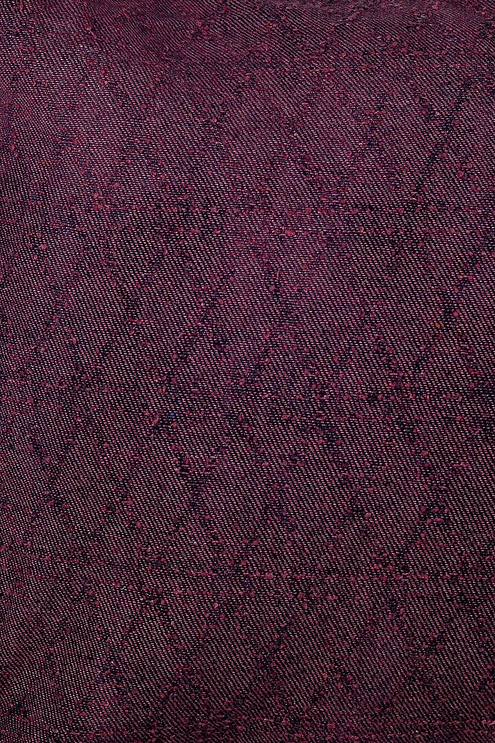 Purple Cotton Textured Cushion Cover by Solasta at Pernia's Pop Up Shop