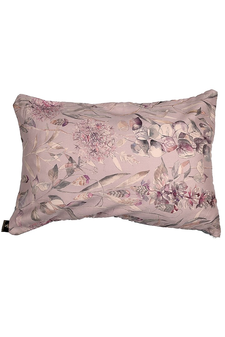 Lavender Cotton Floral Cushion Cover by Solasta at Pernia's Pop Up Shop