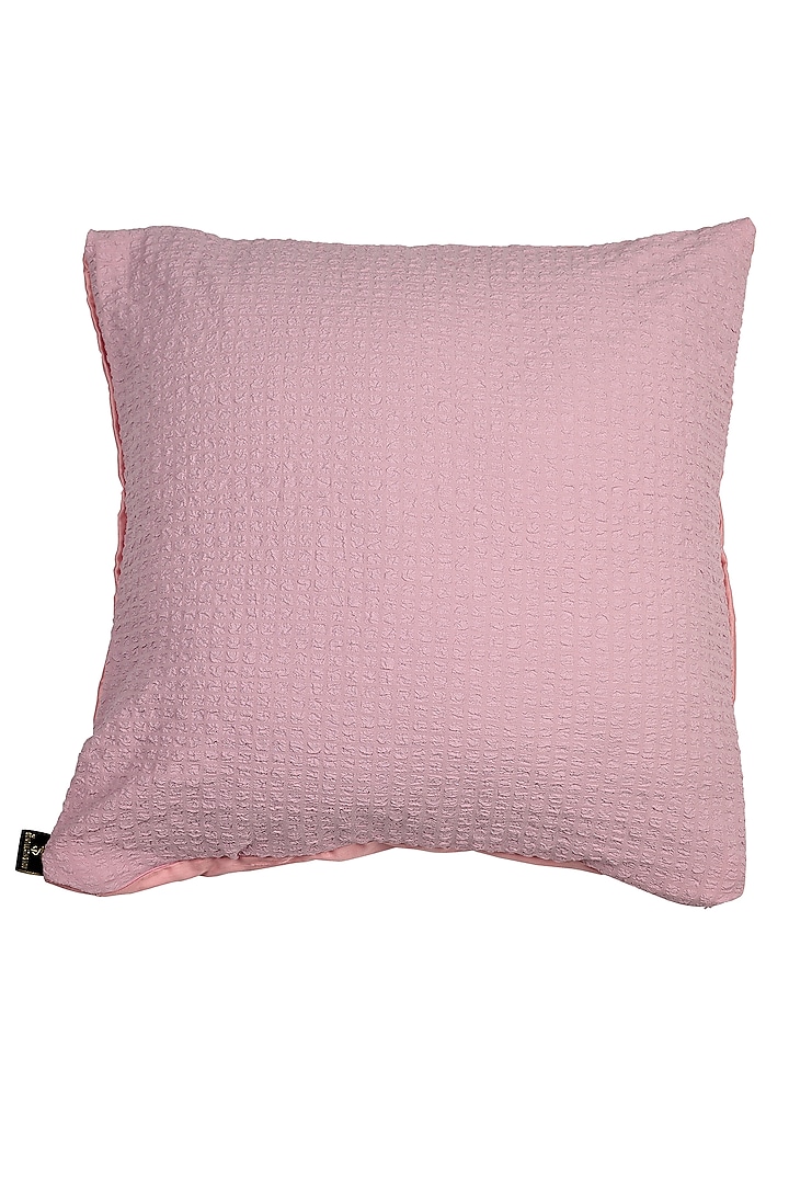 Blush Pink Cotton Stretch Cushion Cover by Solasta at Pernia's Pop Up Shop