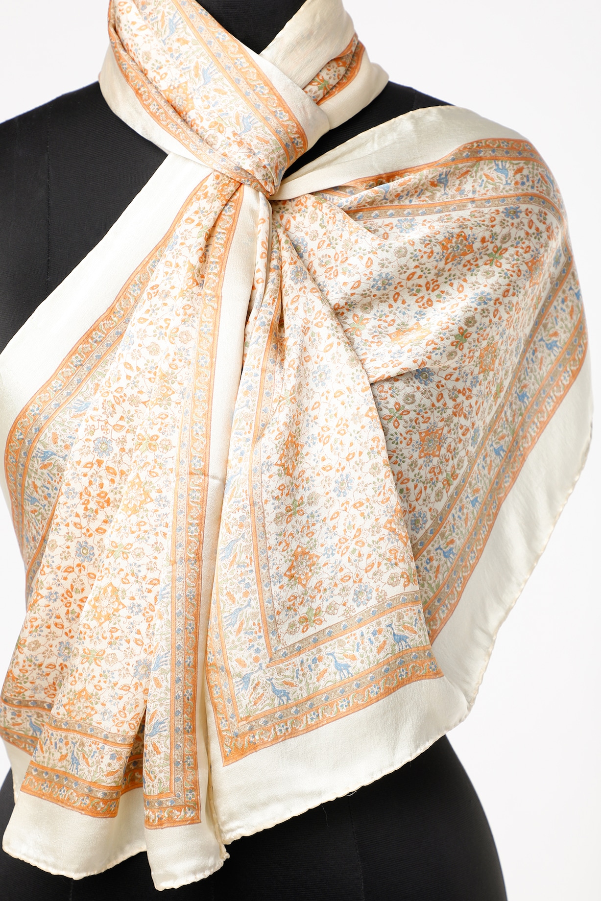 Block Printed Cotton Scarf Boho Scarf Print Wrap Long -  Norway