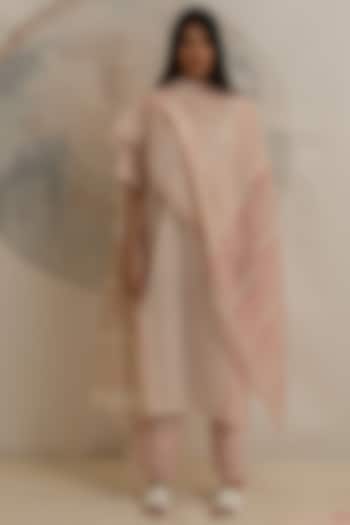 Pink Cotton Printed Kurta Set by BANANA Labs at Pernia's Pop Up Shop