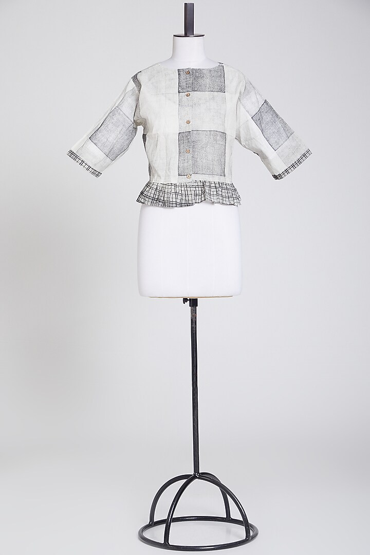 Black Crop Top by BANANA Labs at Pernia's Pop Up Shop