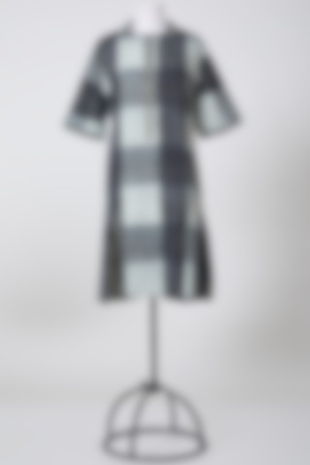 Black & Grey Printed Summer Dress by BANANA Labs at Pernia's Pop Up Shop