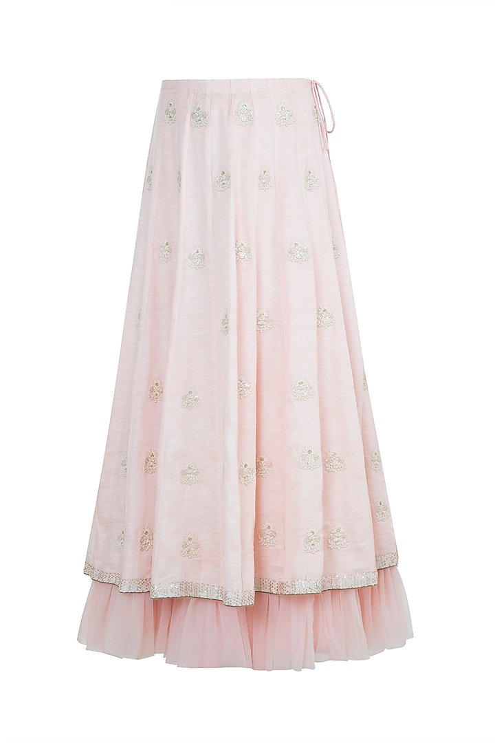Pink Lucknowi Jacket Wedding Lehenga Set by Sole Affair at Pernia's Pop Up Shop