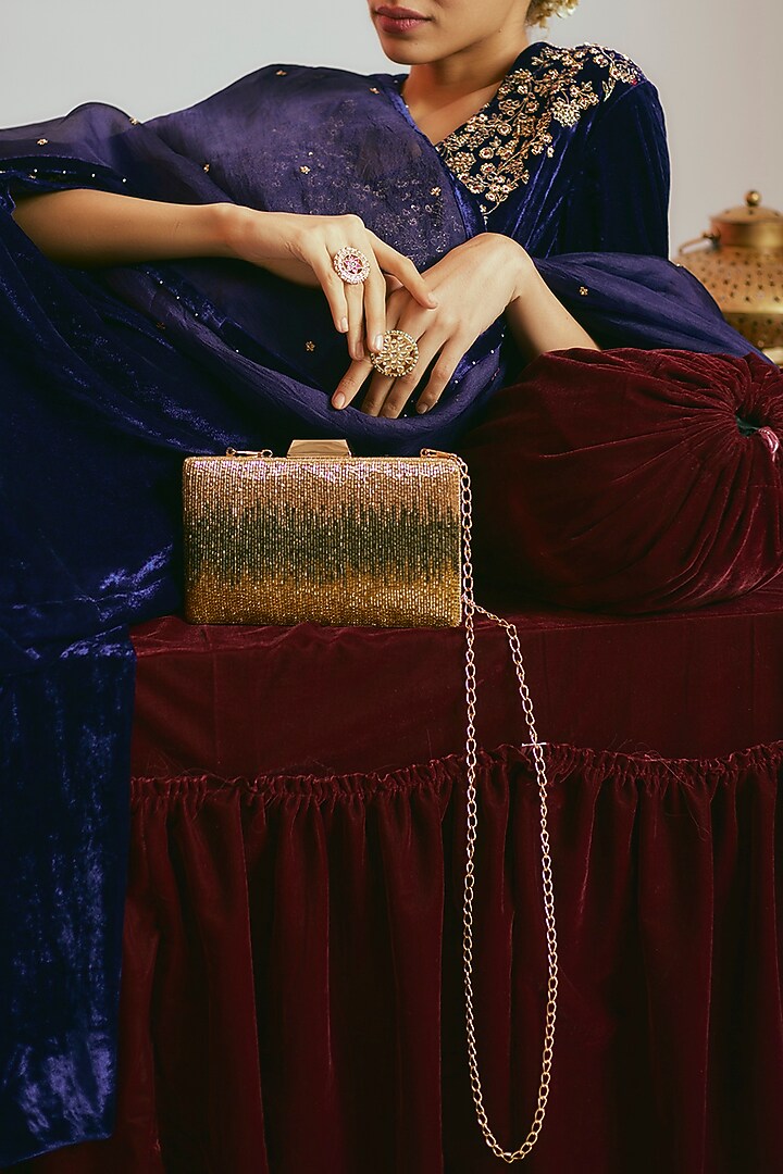 Multi-Colored Sequins Clutch by Sonnet at Pernia's Pop Up Shop