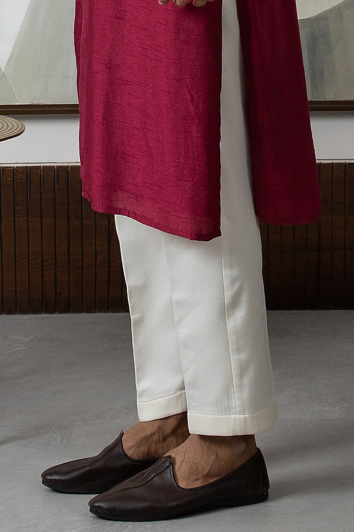 Loafer Matching Footwear For Kurta Pajama Hitz Men's Black Leather