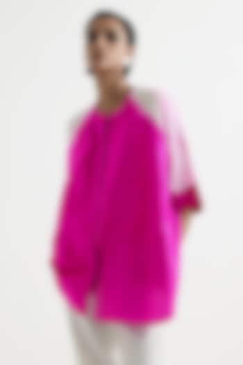 Rani Silk Embroidered Shirt by Studio Medium at Pernia's Pop Up Shop