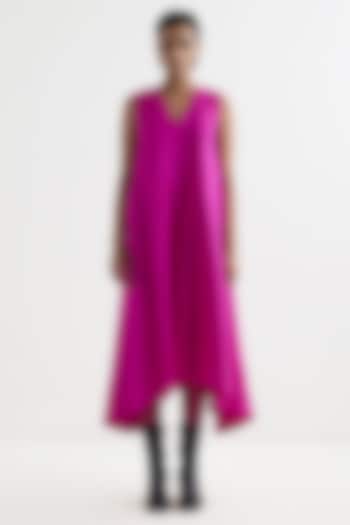 Rani Raw Silk Vacation Dress by Studio Medium at Pernia's Pop Up Shop