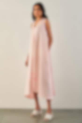 Pink Silk Vacation Dress by Studio Medium at Pernia's Pop Up Shop