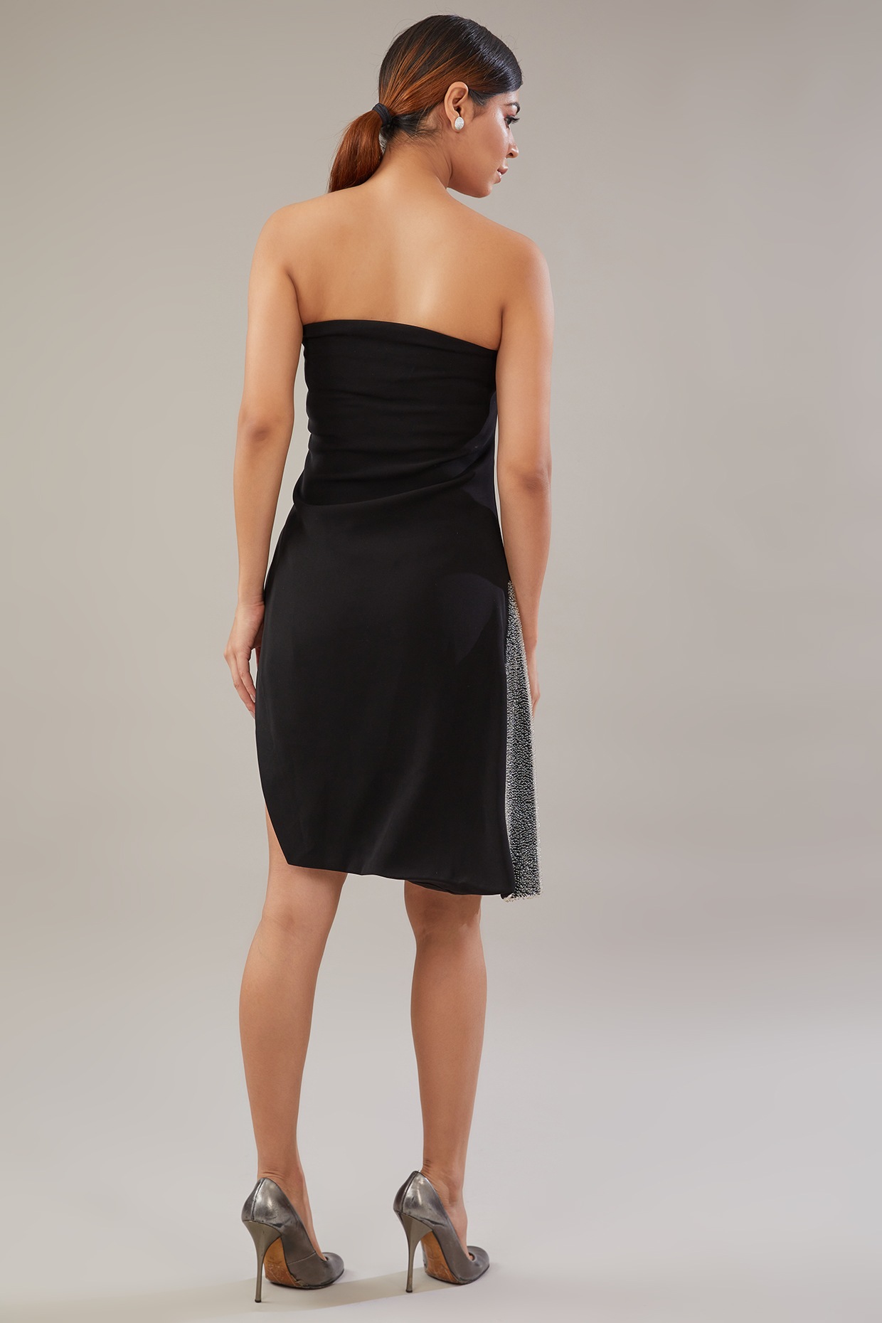 Black spandex mini on sale dress